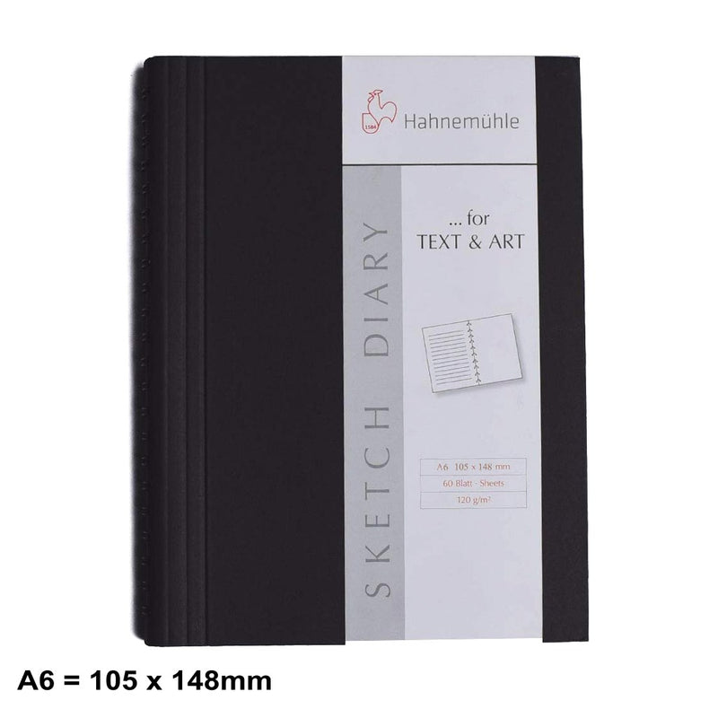Hahnemuhle Hahnemuhle Sketch Book Diary A6 120gsm 60 Sheets