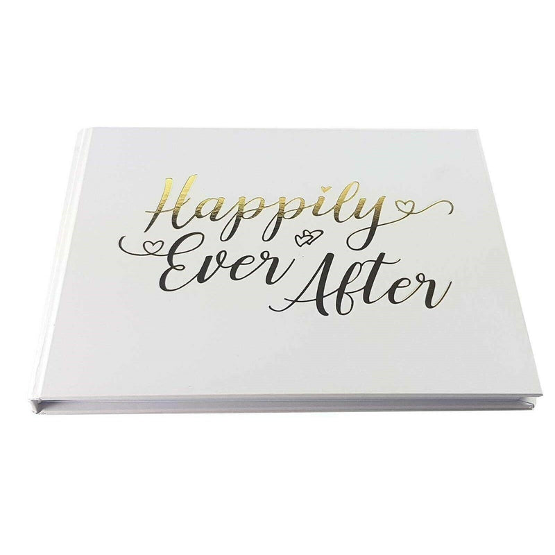Wedding Guest Book Keepsake - Happily Ever After