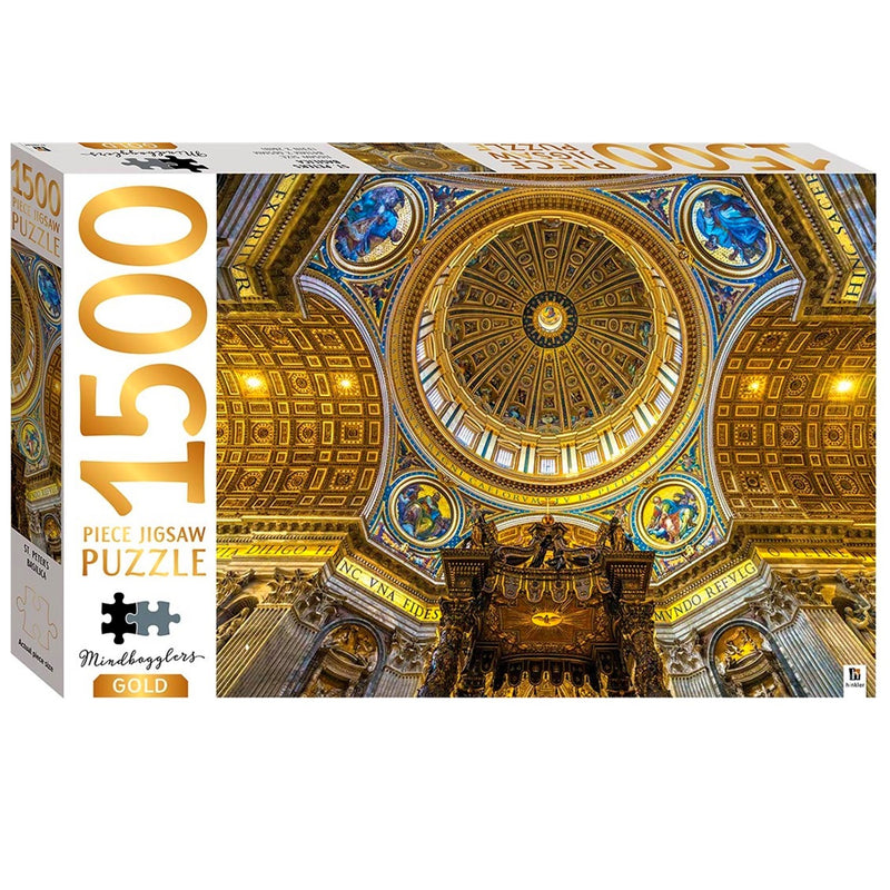 Hinkler Hinkler 1500pcs Jigsaw Puzzle St Peters Basilica Gold