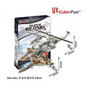 Cubic Fun AH-1 Huey Cobra & Sukhoi Su-35 Planes 3D Puzzle Model Building Kit
