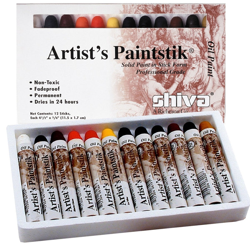 Shiva Shiva Oil Paint Paintstik® Set Professional 12pk