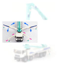 KDW Die Cast Concrete Pump Truck 1:50 Scale Heavy Construction Vehicle 3D Model