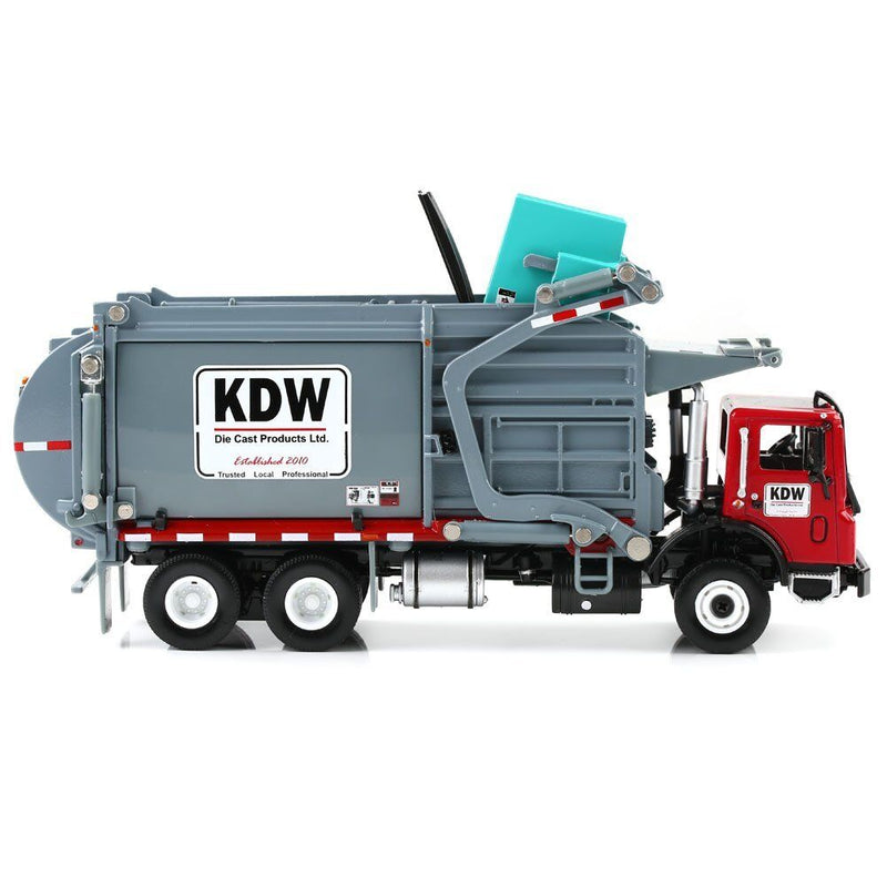KDW Die Cast Material Handling Transport Truck 1:24 Scale Waste Removal Vehicle 3D Model