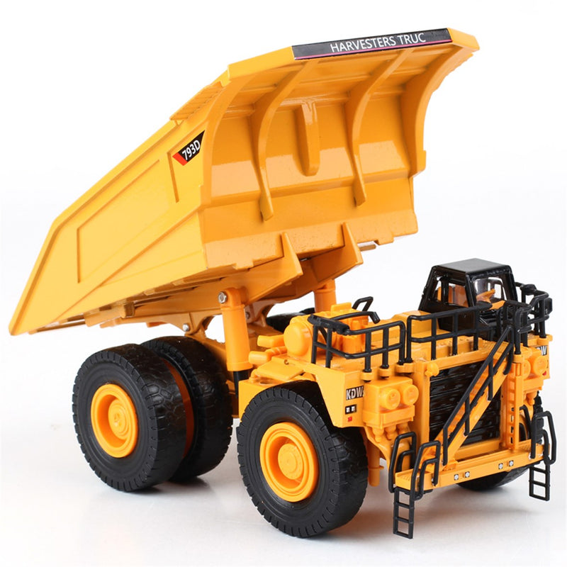 KDW Die Cast Mining Truck 1:75 Scale Heavy Construction Transport Vehicle 3D Model