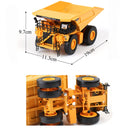 KDW Die Cast Mining Truck 1:75 Scale Heavy Construction Transport Vehicle 3D Model