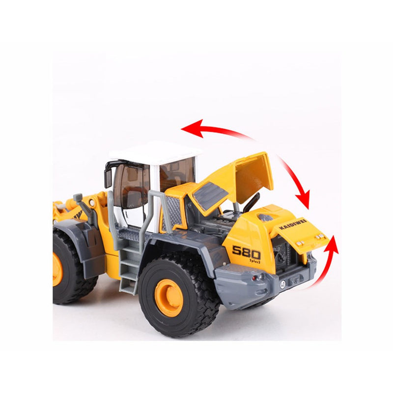KDW Die Cast Four Wheel Loader Truck 1:50 Scale Heavy Construction Vehicle 3D Model