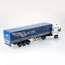 KDW Die Cast Tent Platform Transporter Truck 1:50 Scale Goods Transport Vehicle 3D Model Set