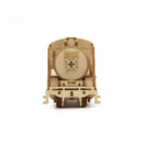 Ki-Gu-Mi Steam Locomotive Wooden 3D Puzzle DIY Model Building Kit