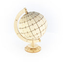 Ki-Gu-Mi Rotating Globe + Stand Wooden 3D Puzzle DIY Model Building Kit
