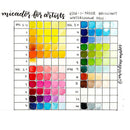 Koh-I-Noor Koh-I-Noor Artists Watercolour Paint Discs Set