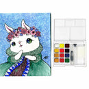 Koi Sakura KOI Pocket Field Sketch Box Watercolour Paints Set - 12 Pans