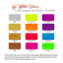 Koi Sakura KOI Pocket Field Sketch Box Watercolour Paints Set - 12 Pans
