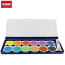 Kum Kum Watercolour Paint Box Set - 12 + 1 Colours