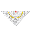 Kum Kum Students 22cm Grip Triangle Protractor Engineer Compass 493c TB
