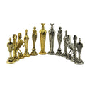 Dal Rossi Dal Rossi Italy Renaissance Chess Set with 50cm Carbon Fibre Finish Chess Figure Board