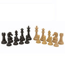 Dal Rossi Dal Rossi Italy Classic Ebony/Ivory Chess Set Carbon Fibre Finish 50cm Board