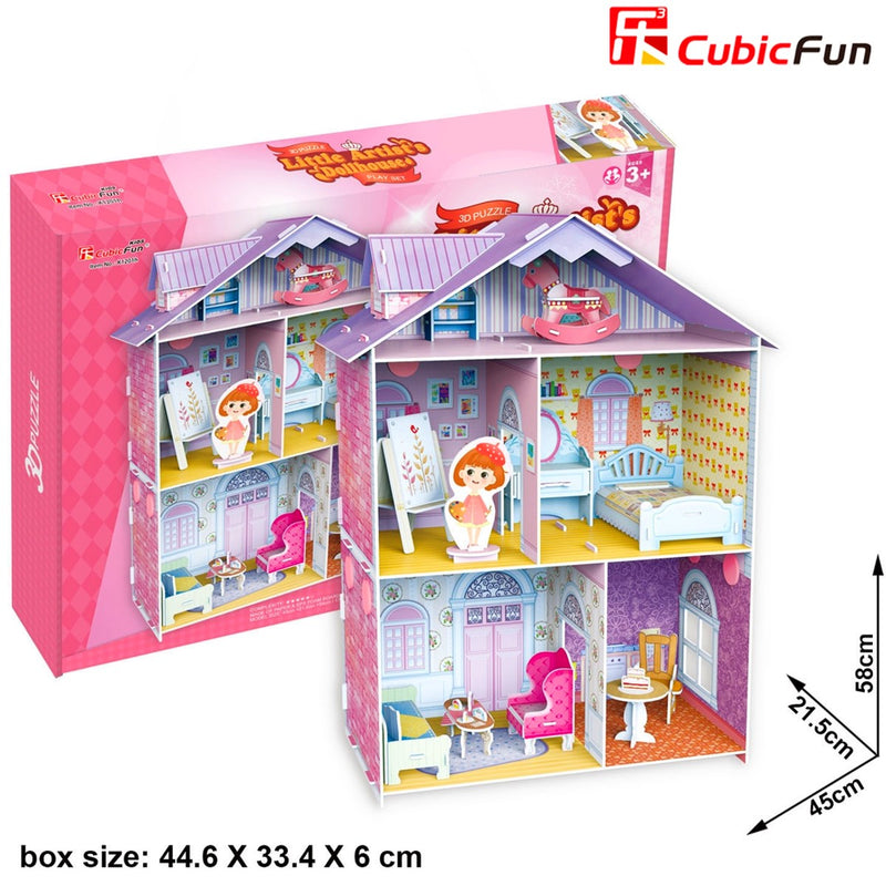 Cubic Fun Cubic Fun 3D Model Building Kit - Little Artist's Dollhouse