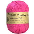 Malli Knitting Malli Knitting 100g Acrylic Yarn - Bubblegum Pink