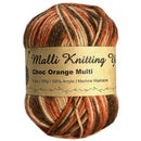 Malli Knitting Malli Knitting 100g Acrylic Yarn - Choc Orange Multi