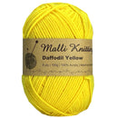 Malli Knitting Malli Knitting 100g Acrylic Yarn - Daffodil Yellow