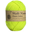 Malli Knitting Malli Knitting 100g Acrylic Yarn - Fluoro Yellow