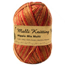 Malli Knitting Malli Knitting 100g Acrylic Yarn - Hippie Mix Multi
