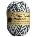 Malli Knitting Malli Knitting 100g Acrylic Yarn - Magpie Multi