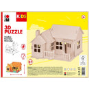 Marabu Marabu Wooden DIY Jigsaw 3D Puzzle - Beach House