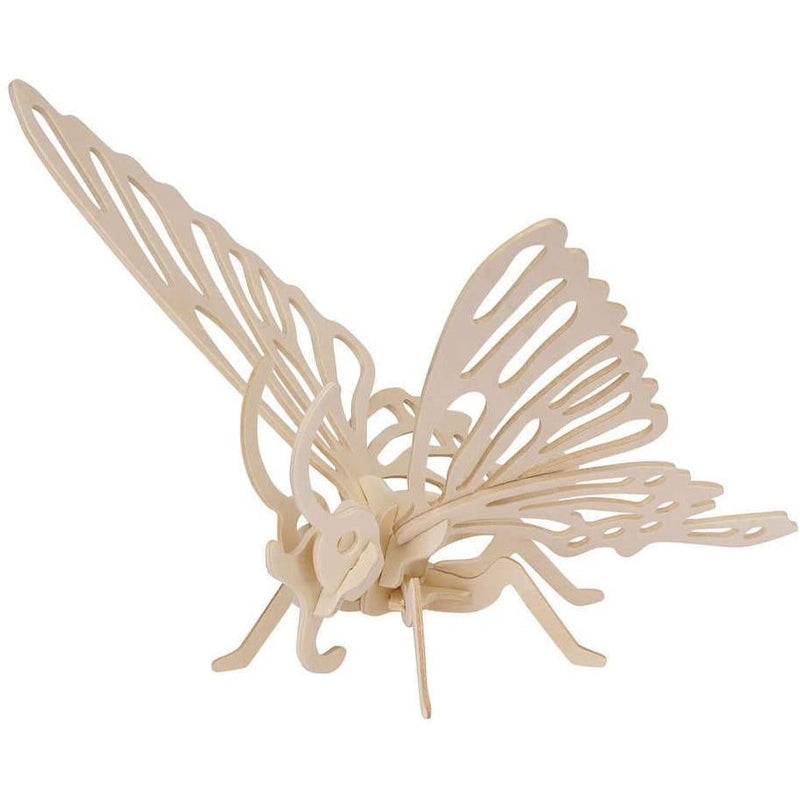 Marabu Marabu Wooden DIY Jigsaw 3D Puzzle - Butterfly