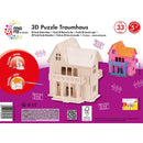 Marabu Marabu Wooden DIY Jigsaw 3D Puzzle - Dream House