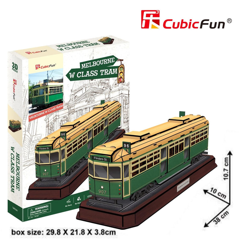 Cubic Fun Cubic Fun 3D Model Building Kit - Melbourne W Class Tram