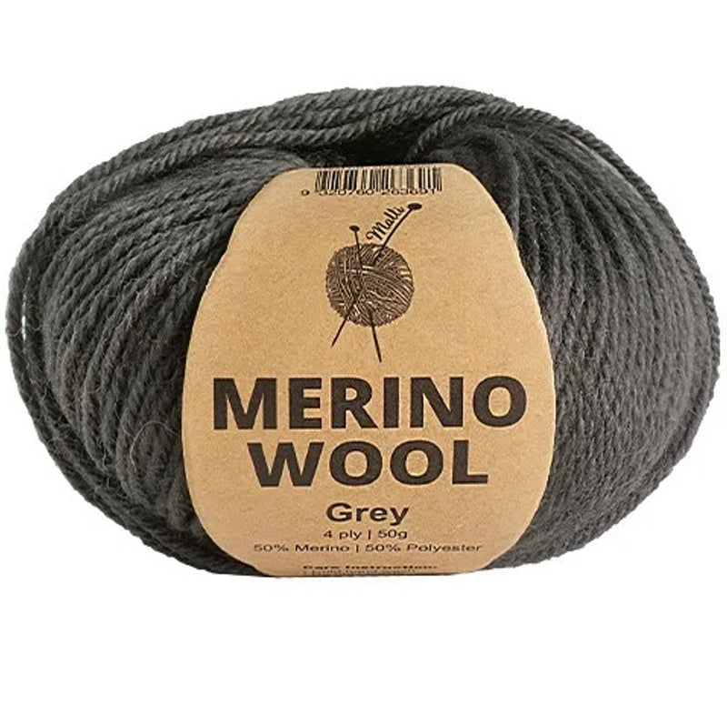 Malli Knitting Malli Knitting 50g Merino Blend 4Ply Yarn Ball