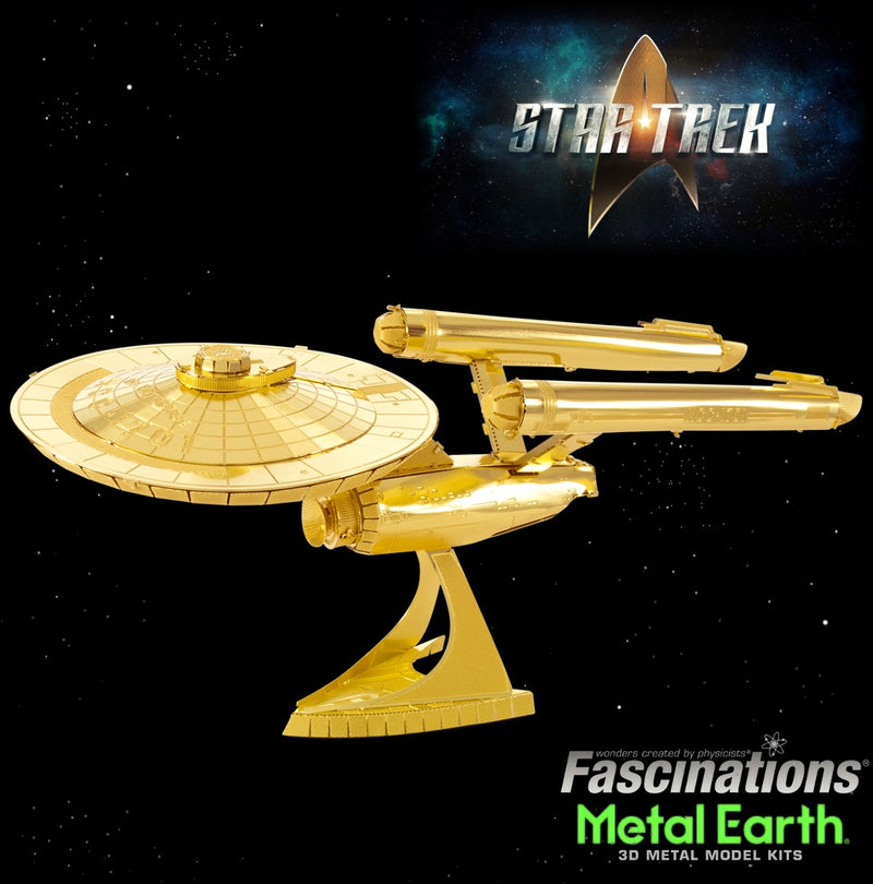 Metal Earth Metal Earth - Star Trek Gold USS Enterprise NCC-1701
