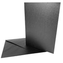 Kraft Collection Blank Metallic Cards & Envelopes Black