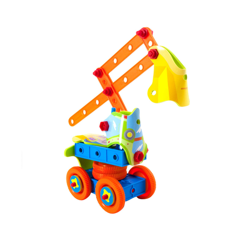 Miniland Flexi Tech 74pcs Vehicle Construction Set Educational Kids Toy