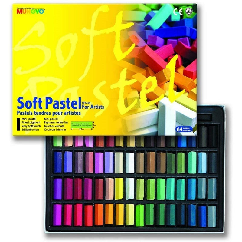 Mungyo Mungyo Square Soft Pastels - 64 Half Sticks