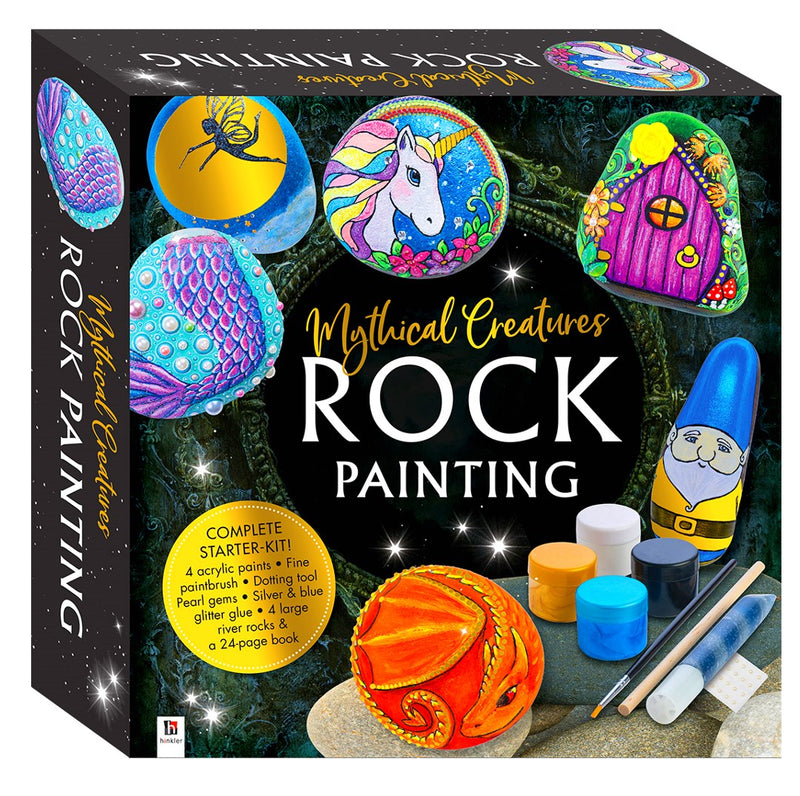 Hinkler Hinkler Mythical Creatures Rock Painting Kit