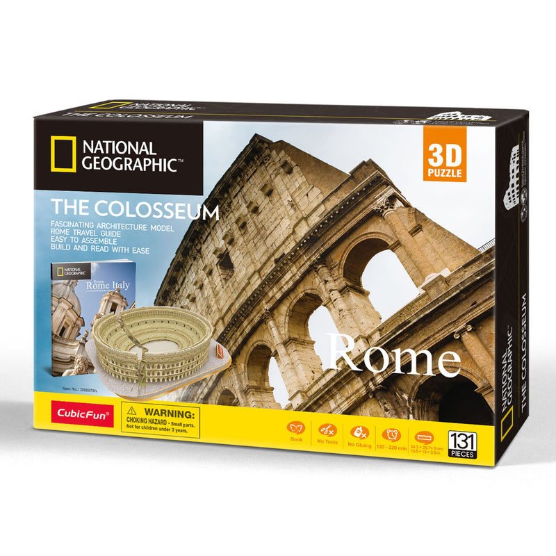 National Geographic Colosseum 131pcs 3D Model Building Kit