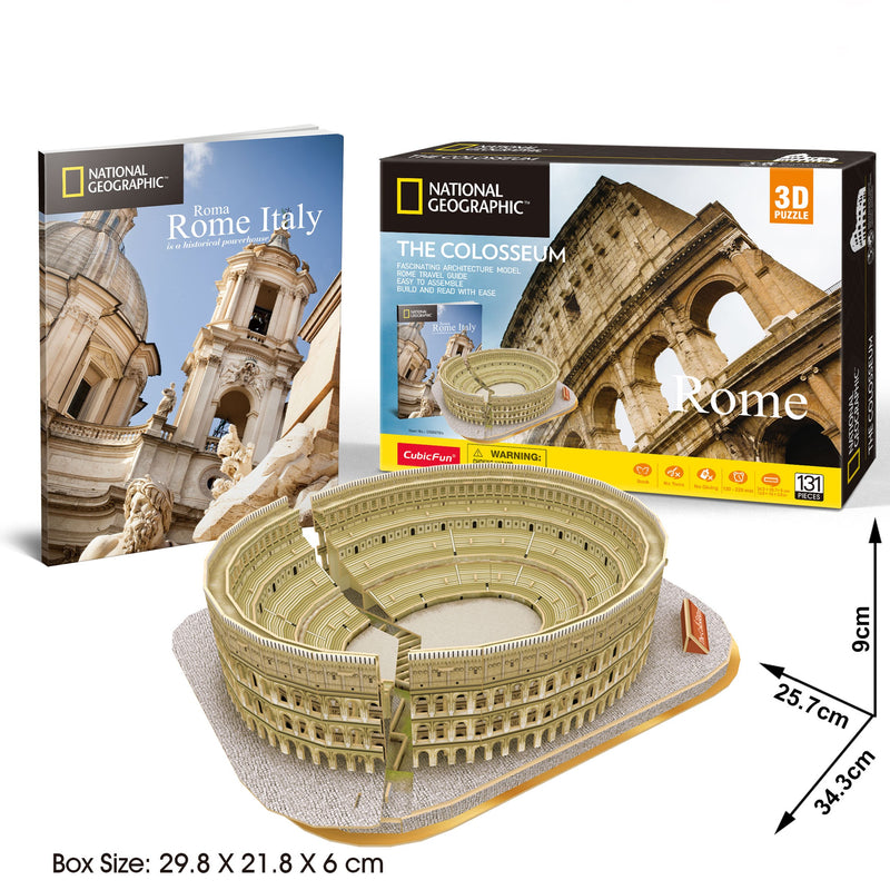 National Geographic Colosseum 131pcs 3D Model Building Kit