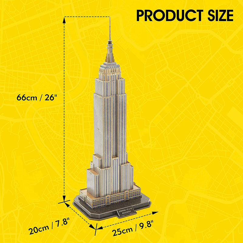 National Geographic Empire State Building 3D Model Building Kit