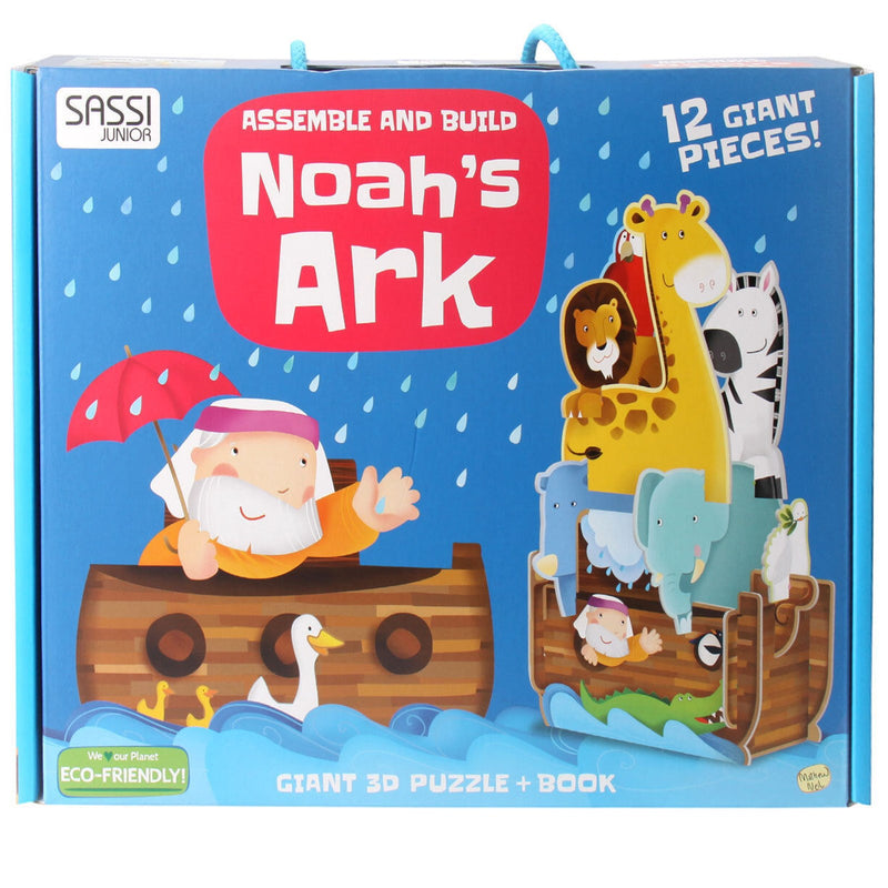 Sassi Junior Kids Giant 3D Puzzle and Book - Build Noah's Ark