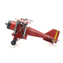 Recycled Metal Art Vintage Sopwith Biplane Aircraft - Handmade Nuts & Bolts Model