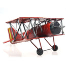 Recycled Metal Art Vintage Sopwith Biplane Aircraft - Handmade Nuts & Bolts Model
