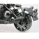 Recycled Metal Art Vintage Pillion Seat Motorcycle Bike - Handmade Nuts & Bolts Model