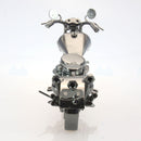 Recycled Metal Art Vintage Pillion Seat Motorcycle Bike - Handmade Nuts & Bolts Model