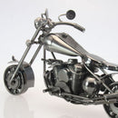 Recycled Metal Art Vintage Pillion Seat Motorcycle Bike - Handmade Nuts & Bolts Model