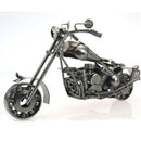 Recycled Metal Art Vintage Pillion Seat Motorcycle Bike - Handmade Nuts & Bolts Model