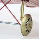 Recycled Metal Art Vintage Red Baron Albatros Biplane Aircraft - Handmade Nuts & Bolts Model