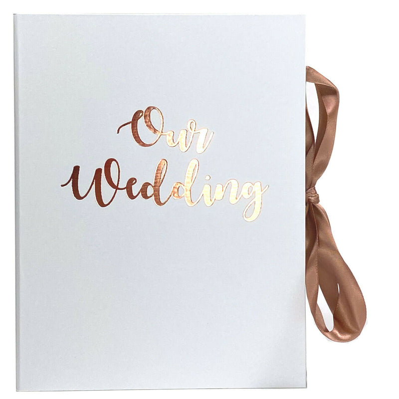 Landmark Wedding Planner Organiser with Ribbon - Our Wedding