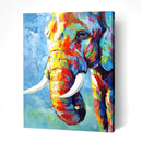 5D Picture DIY Paint by Numbers Craft Painting Kit 30x40 Canvas Impressionist Elephant